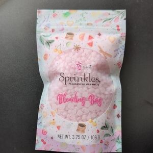 Pink Zebra Sprinkles Blending Bag - Pink and White Alhoa flower